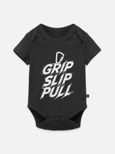 Grip Slip Pullover Urban Sparkles - Baby Premium Kurzarmbody - Schwarz