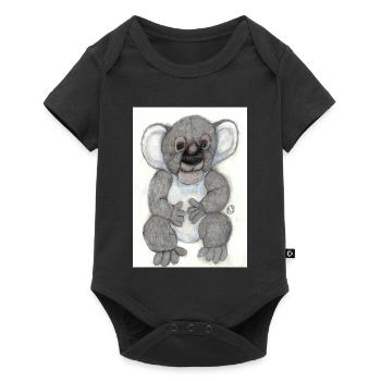 Koala - Body à manches courtes Premium Bébé - noir - Devant