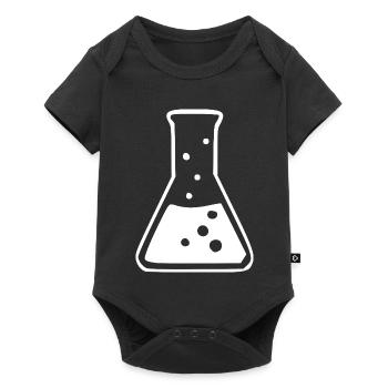 Chemie_Symbol_schwarzweiss_Wissenschaft_science - Body à manches courtes Premium Bébé - noir - Devant