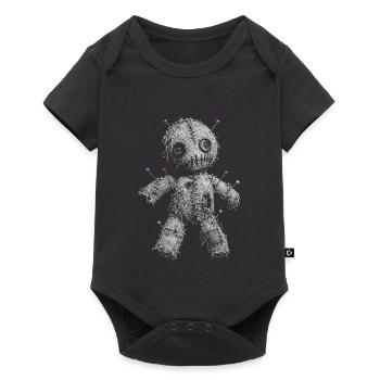 Voodoo Puppe - Baby Premium Kurzarmbody - Schwarz - Vorne