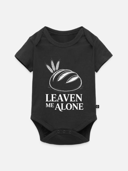 Leave Me Alone Brot Silhouette - Baby Premium Kurzarmbody - Schwarz