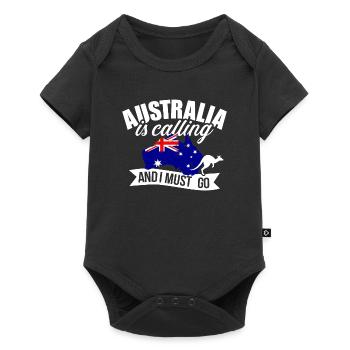 Australie - Body à manches courtes Premium Bébé - noir - Devant