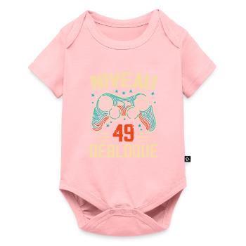 1975 49th Anniversary Gifts, 49 Year Adventure - Baby Premium short-sleeve bodysuit - rose - Front