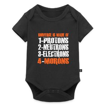 Proton Neutron Electron Moron Univers Atoms - Body à manches courtes Premium Bébé - noir - Devant