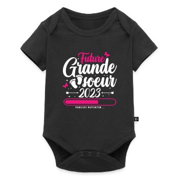 Future Grande Soeur 2023 - Body à manches courtes Premium Bébé - noir - Devant