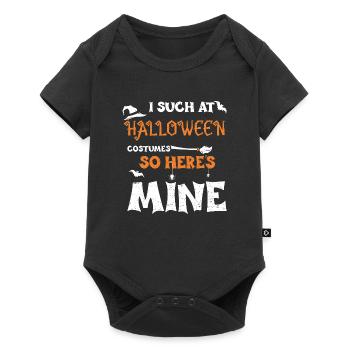 I Such At Halloween Costumes So... - Baby Premium short-sleeve bodysuit - black - Front