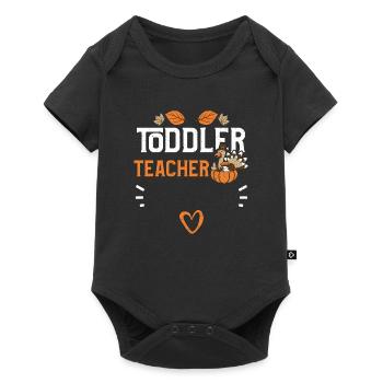 Enseignante pour tout-petits - Action de grâce - Body à manches courtes Premium Bébé - noir - Devant