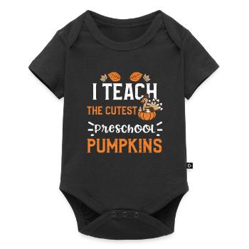 J’enseigne le pum préscolaire le plus mignon ... - Body à manches courtes Premium Bébé - noir - Devant