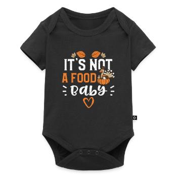 Ce n’est pas un bébé de nourriture - Body à manches courtes Premium Bébé - noir - Devant