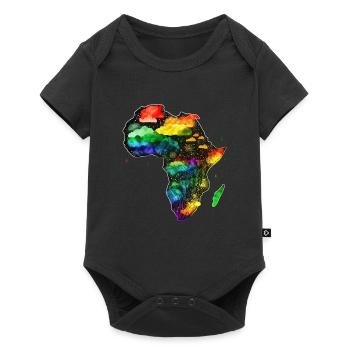 AFRICA - MAP - Baby Premium short-sleeve bodysuit - black - Front