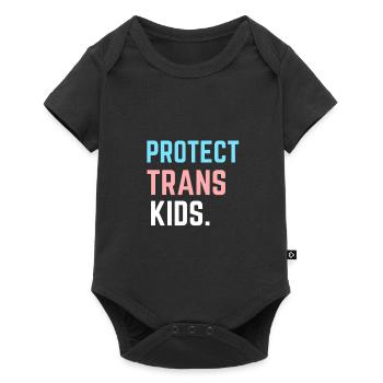 Protect Trans Kids - Support LGBT Pride Month Gift - Baby Premium short-sleeve bodysuit - black - Front