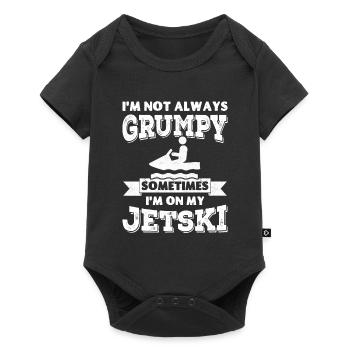 Je ne suis pas toujours , parfois je suis sur mon Jetski - Body à manches courtes Premium Bébé - noir - Devant