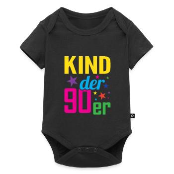 Enfant des années 90 - Body à manches courtes Premium Bébé - noir - Devant