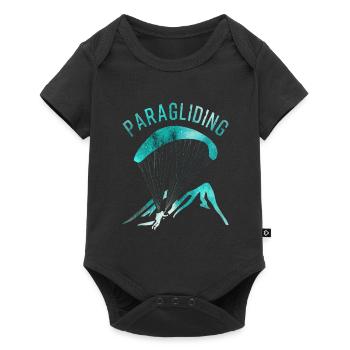 Paragliding - Body à manches courtes Premium Bébé - noir - Devant