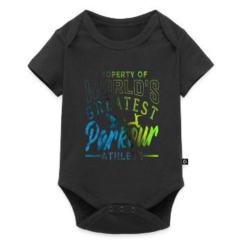 Parkour - Baby Premium short-sleeve bodysuit - black - Front