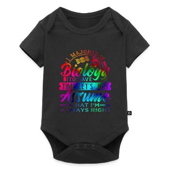 Biologie - Body à manches courtes Premium Bébé - noir - Devant
