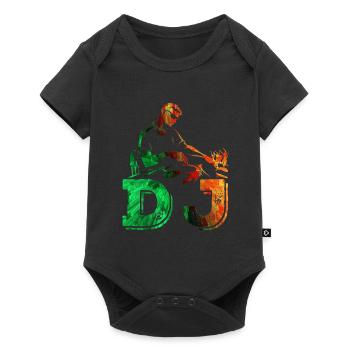 Dj - Body à manches courtes Premium Bébé - noir - Devant
