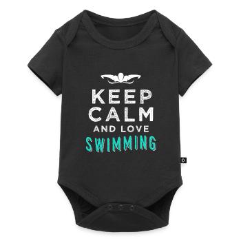 Swim - Baby Premium short-sleeve bodysuit - black - Front