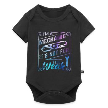 Mechaniker - Baby Premium Kurzarmbody - Schwarz - Vorne