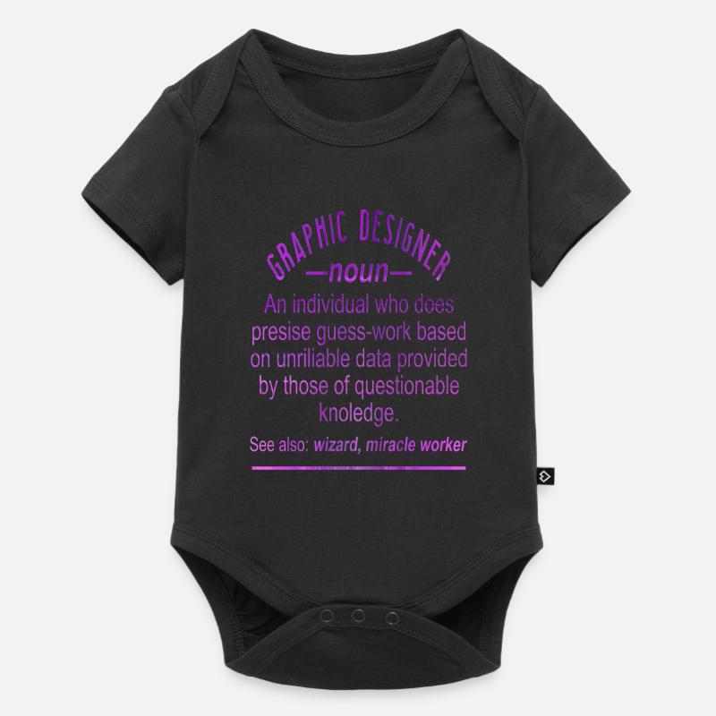 Graphistes - Body à manches courtes Premium Bébé - noir