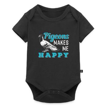 Dove - Baby Premium short-sleeve bodysuit - black - Front