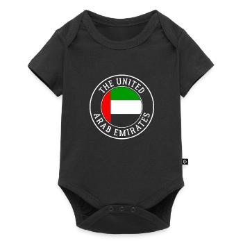 Arab Emirates - Baby Premium short-sleeve bodysuit - black - Front
