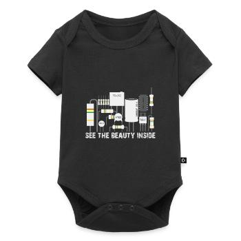 See The Beauty Inside Electrical Engineering Freak Funny - Baby Premium short-sleeve bodysuit - black - Front