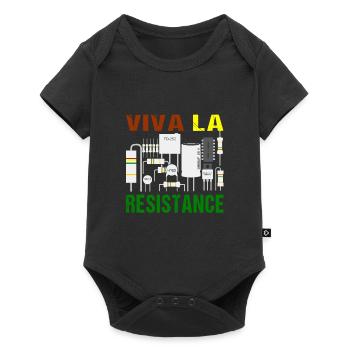 Viva La Resistance Resistance Drôle technicien en électronique - Body à manches courtes Premium Bébé - noir - Devant