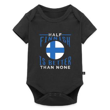 Finland - Baby Premium short-sleeve bodysuit - black - Front