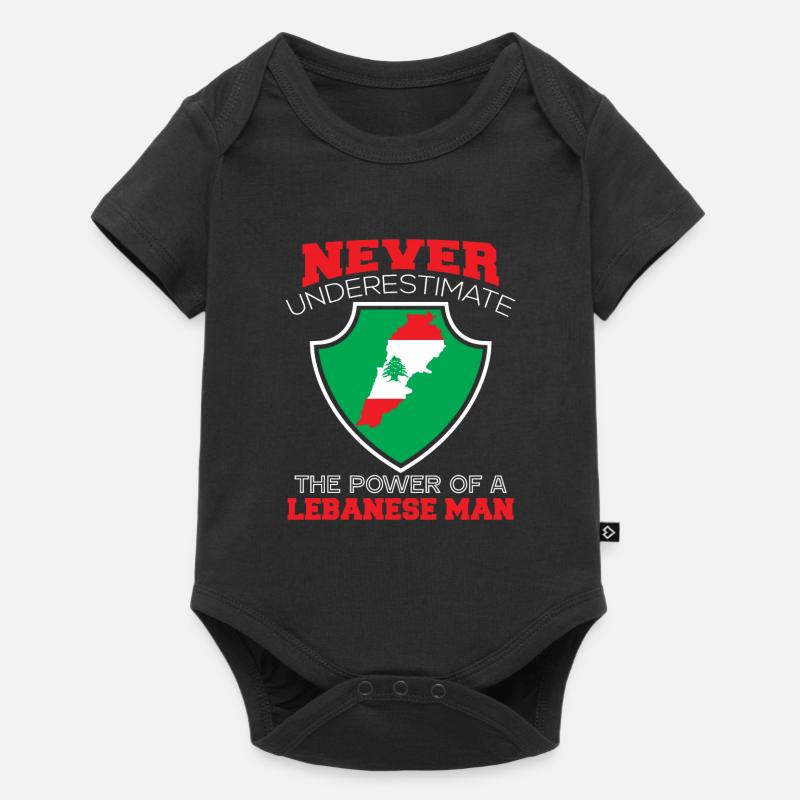 Liban - Body à manches courtes Premium Bébé - noir