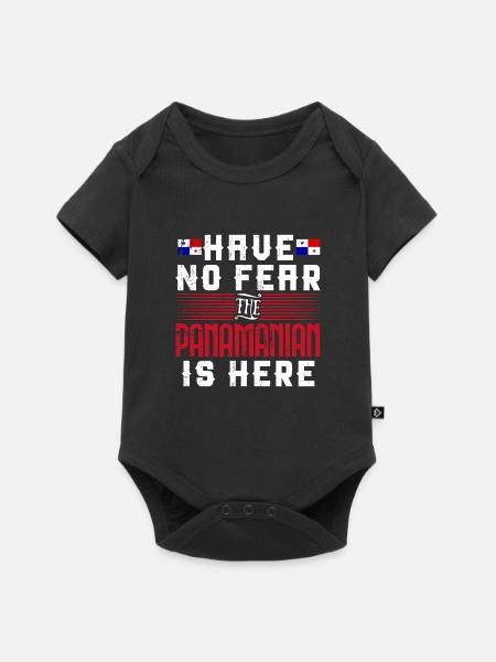 Panama - Baby Premium Kurzarmbody - Schwarz