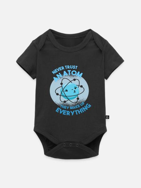 Atom Wissenschaft - Baby Premium Kurzarmbody - Schwarz
