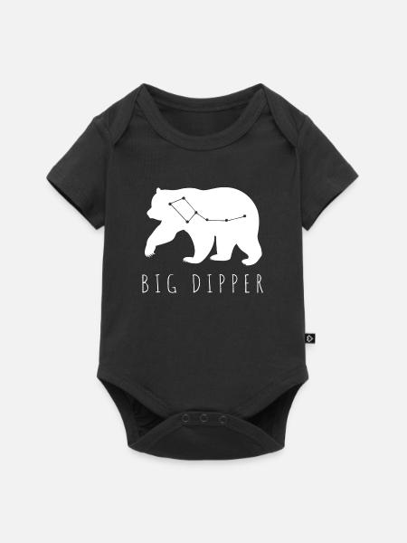 Big Dipper - Baby Premium Kurzarmbody - Schwarz