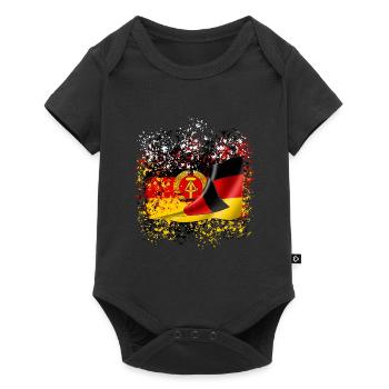 RDA Amitié allemande Ossi Amis Nostalgie - Body à manches courtes Premium Bébé - noir - Devant