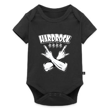 hardrock, music, band, festival, concert, party - Baby Premium short-sleeve bodysuit - black - Front