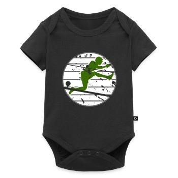 Running Running Free Time Gift Runner - Baby Premium short-sleeve bodysuit - black - Front