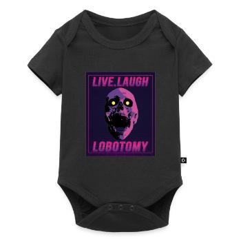 Live Laugh Lobotomy Retro Lover - Baby Premium short-sleeve bodysuit - black - Front