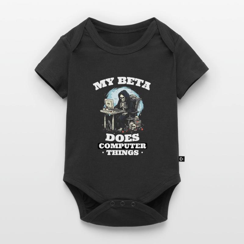 Mein Beta macht Computerdinge Programmierer Baby Premium Kurzarmbody