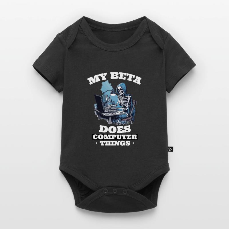 Mein Beta macht Computerdinge Programmierer Baby Premium Kurzarmbody