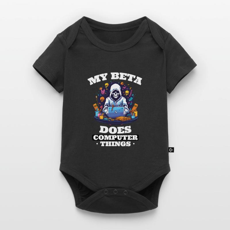 Mein Beta macht Computerdinge Programmierer Baby Premium Kurzarmbody