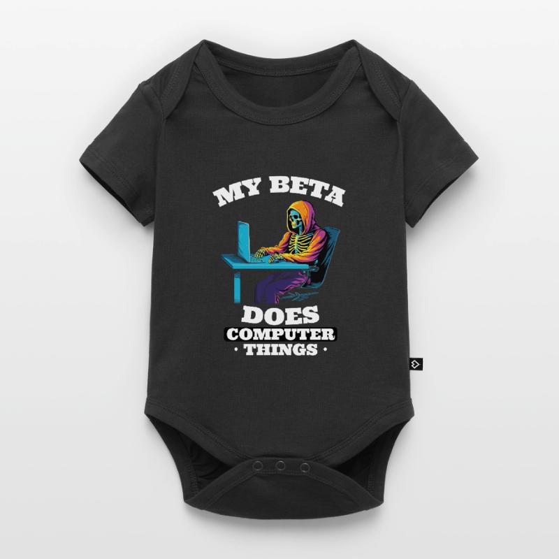 Mein Beta macht Computerdinge Programmierer Baby Premium Kurzarmbody