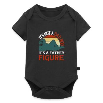 It's not a father Bod It's a father figure - Baby Premium short-sleeve bodysuit - black - Front