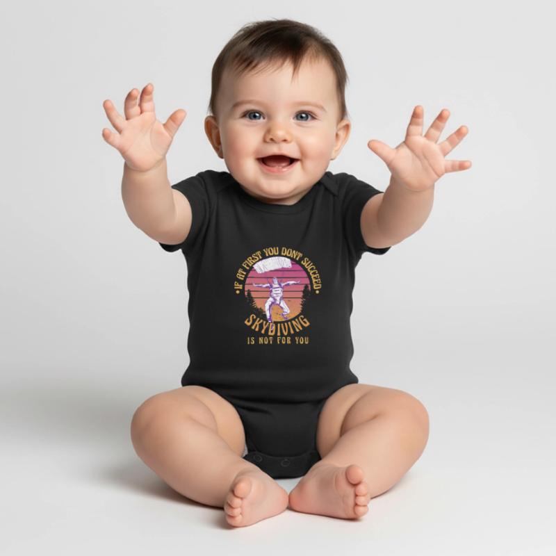 If it doesn't work out the first time Baby Premium short-sleeve bodysuit