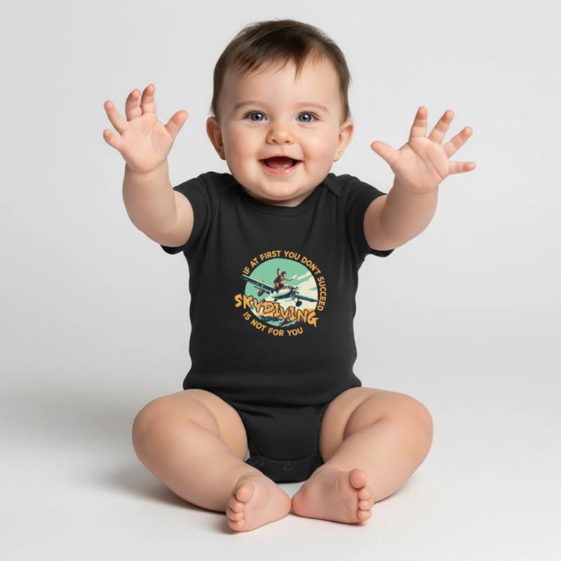 If it doesn't work out the first time Baby Premium short-sleeve bodysuit
