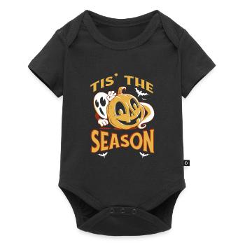 C’est le latte aux épices à la citrouille de saison - Body à manches courtes Premium Bébé - noir - Devant