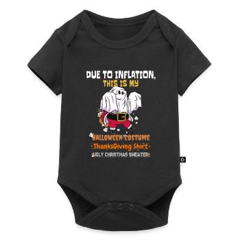 En raison de l’inflation, c’est mon Halloween - Body à manches courtes Premium Bébé - noir - Devant