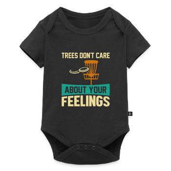 Trees Don't Care Disc Golf Disc Golfer Sport - Baby Premium short-sleeve bodysuit - black - Front