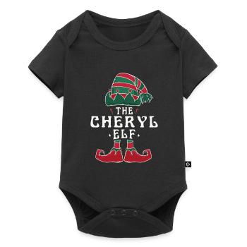Cheryl Elf famille assorti groupe papa de Noël - Body à manches courtes Premium Bébé - noir - Devant