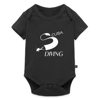 Scuba Diving - Baby Premium Kurzarmbody - Schwarz - Vorne