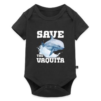 Save the Vaquita Porpoise Cochito - Baby Premium short-sleeve bodysuit - black - Front